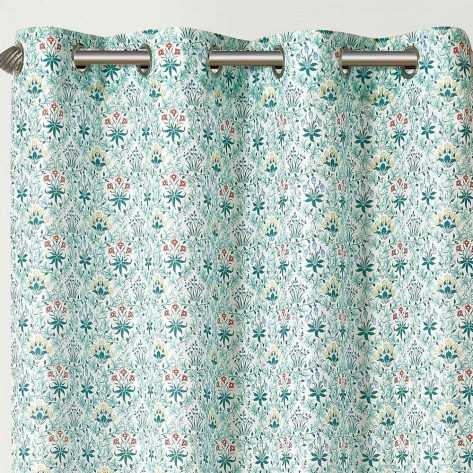 Cortina Cecilia azul comprar-cortinas-estampadas
