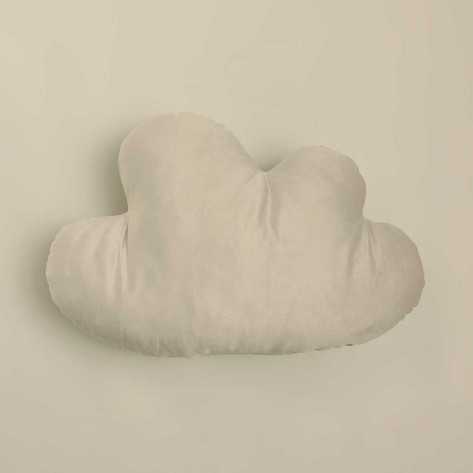 Cojín Nube terciopelo gris perla 30x50 - Funda + Relleno comprar-cojines-infantiles-lisos