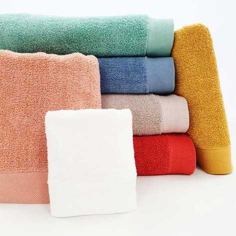 Toalla de Baño 400gr Doble Rizo gris perla toallas-400-450