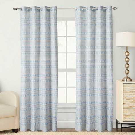 Cortina Rampiski índigo comprar-cortinas-estampadas