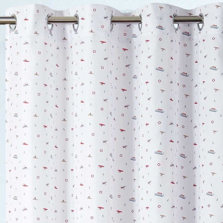 Cortina Little Ship comprar-cortinas-estampadas