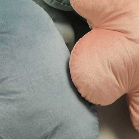 Cojín Nube terciopelo índigo 30x50 - Funda + Relleno comprar-cojines-infantiles-lisos
