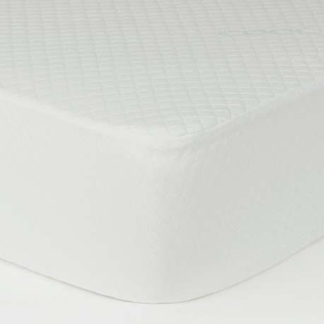 Protector de colchón Naturals Blanco Cama de 135 (135 x 190/200 cm)