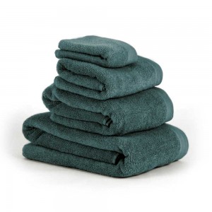 Toalla de baño 400gr Doble rizo verde menta 2