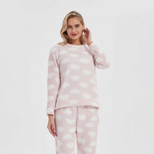 Pijama coral Nube rosa