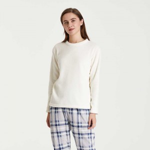 Pijama coral Cuadro Aitor azul