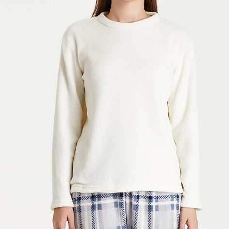 Pijama coral Cuadro Aitor azul ropa-de-estar-por-casa