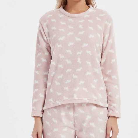 Pijama coral Potter rosa palo pijama-coral
