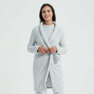 Bata coral Estrella gris perla