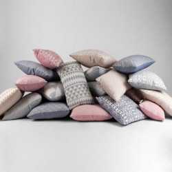 Cojín cuadrante jacquard New Madras azul 45x45 - Funda + Relleno Cojín cuadrante jacquard New Madras azul 45x45 - Funda + Relleno