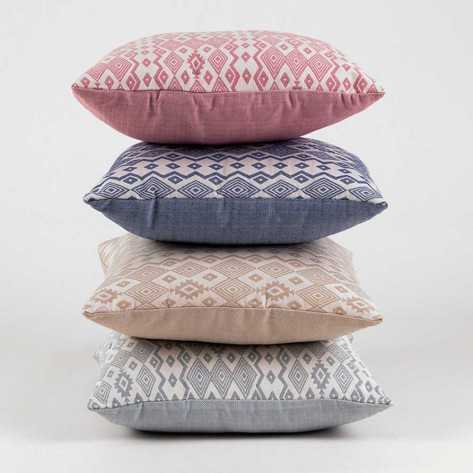 Cojín cuadrante jacquard New Madras beige 45x45 - Funda + Relleno Cojín cuadrante jacquard New Madras beige 45x45 - Funda + Relleno