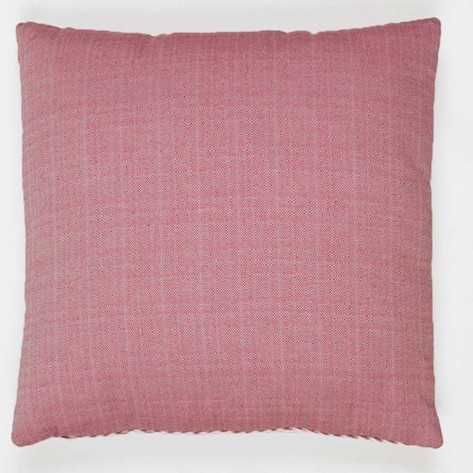 Cojín cuadrante jacquard Madras rosa 45x45 - Funda + Relleno comprar-cojines-decorativos-estampados