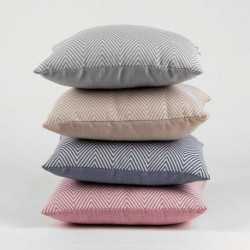 Cojín cuadrante jacquard Feli azul 45x45 - Funda + Relleno Cojín cuadrante jacquard Feli azul 45x45 - Funda + Relleno