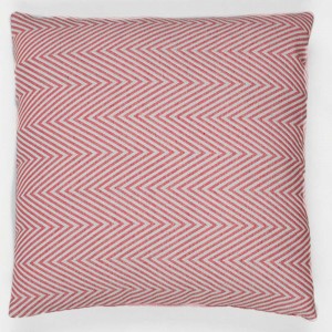 Cojín cuadrante jacquard Feli rosa 45x45 - Funda + Relleno