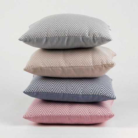 Cojín cuadrante jacquard Feli rosa 45x45 - Funda + Relleno comprar-cojines-decorativos-estampados