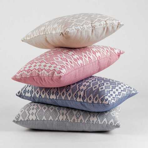 Cojín rectangular 30x50 jacquard New Madras esmeralda - Funda + Relleno Cojín rectangular 30x50 jacquard New Madras esmeralda - Funda + Relleno