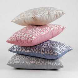 Cojín rectangular 30x50 jacquard New Madras beige - Funda + Relleno