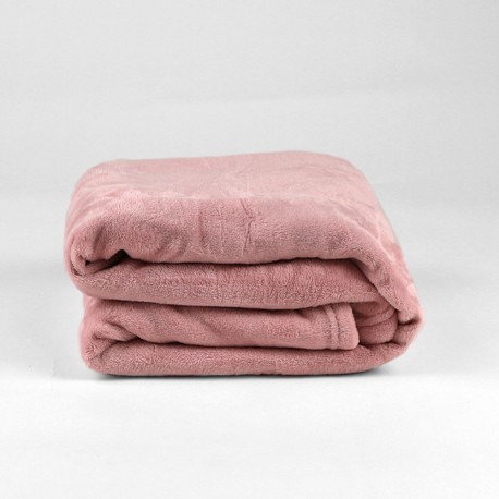Manta terciopelo rosa palo 500gr comprar-mantas-terciopelo