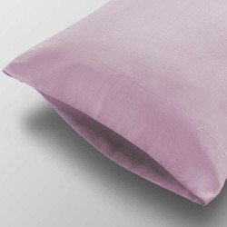 Funda Almohada lisa Algodón 150 Malva 