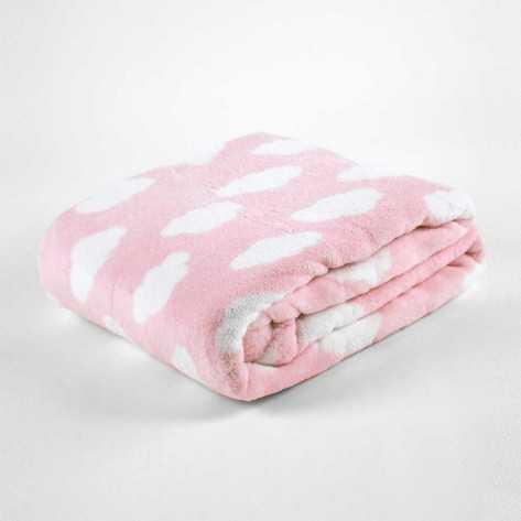 Manta coral Nube rosa comprar-mantas-terciopelo