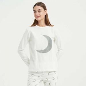 Pijama polar Luna natural
