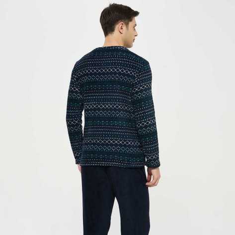 Pijama coral hombre Alejandro azul comprar-homewear-hombre