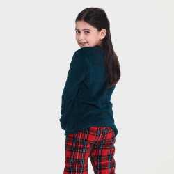 Pijama coral niño/a Cuadrín rojo comprar-homewear-ninos