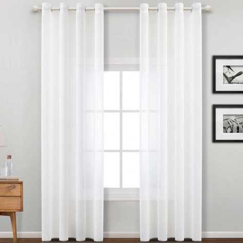 Cortina Oxford blanca cortinas-visillos-y-estores