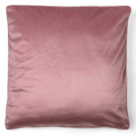 Cojín cuadrante New terciopelo rosa palo - funda + relleno cojines-cuadrados-lisos