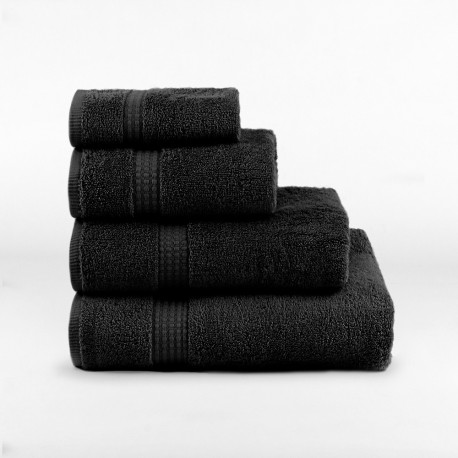 Toalla de baño 700gr negro toallas-700gr