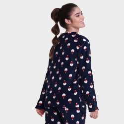 Pijama coral Santa Claus pijamas-mujer