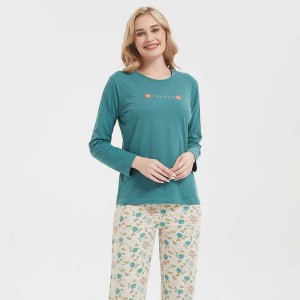Pijama largo algodón María...