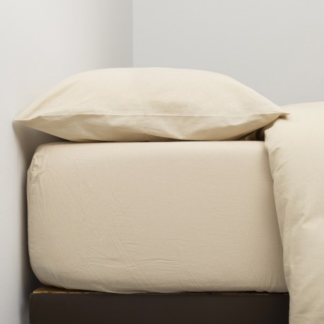 Funda nórdica algodón orgánico beige