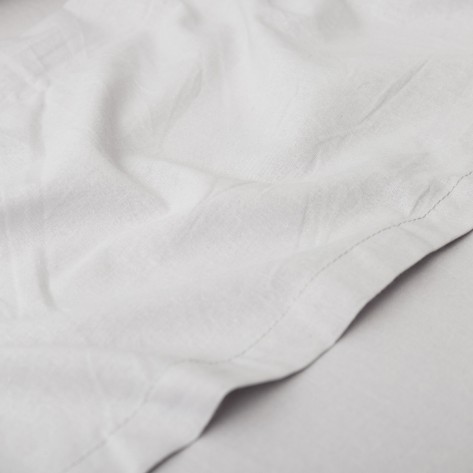 Juego de sábanas algodón orgánico gris tejidos-naturales