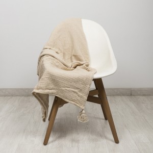 Plaid Nigeria beige 130x170