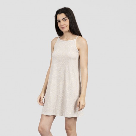 Vestido corto tirantes crepe Indira Talla de Ropa M