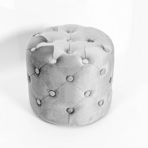 Pouf New terciopelo perla