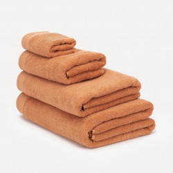Toalla de baño 400gr Doble rizo mandarina toallas-de-400-y-450-gramos