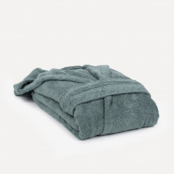 Albornoz capucha verde frances 450gr Unisex Albornoz capucha verde frances 450gr Unisex