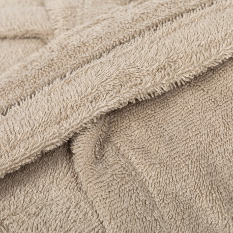 Albornoz capucha arena 450gr Unisex