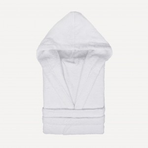 Albornoz adulto unisex con cuello chal microfibra tacto felpa Blancheporte  - Venca - 077185