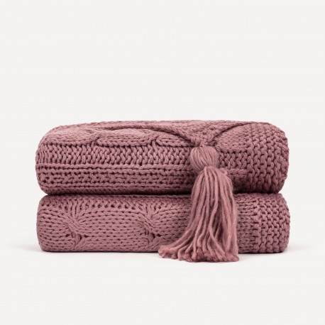 Plaid Borlon malva 130x170 comprar-plaids-y-fulares-multiusos