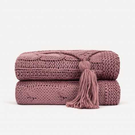 Plaid Borlon malva 130x170 comprar-plaids-y-fulares-multiusos