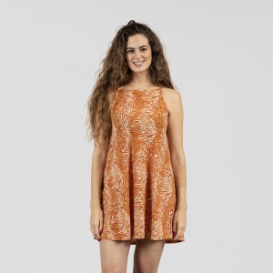 Vestido Sole teja