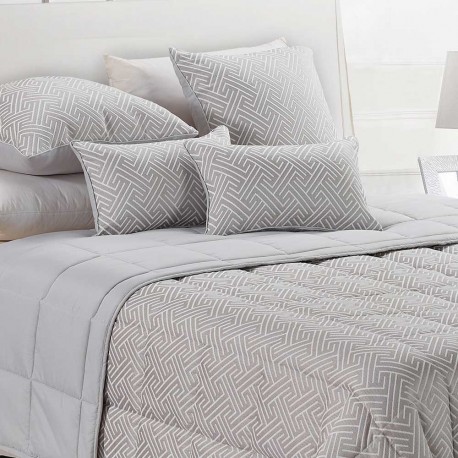 Colcha jacquard chenilla Elvira perla - 120gr