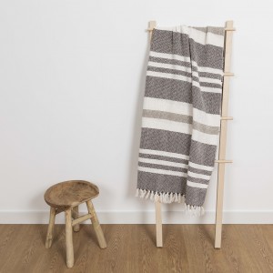 Plaid algodón Buddi natural