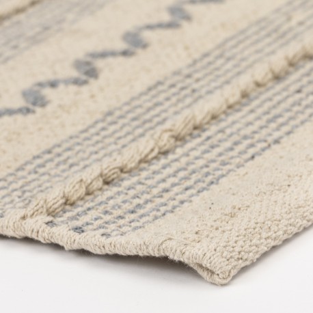 Alfombra algodón Portugues gris