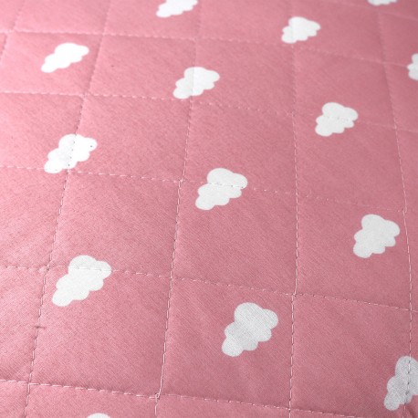 Colcha bouti Nubecita rosa