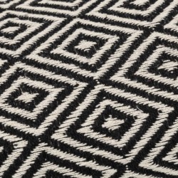 Cojín rectangular algodón 30x50 Andres negro - funda + relleno Cojín rectangular algodón 30x50 Andres negro - funda + relleno