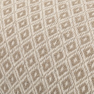 Cojín rectangular algodón 30x50 Rombito natural - funda + relleno 2